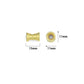 Gold Tube Shape Pendant charm for bracelet necklace making or scarf necklace, Sku#LX939