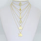 Clear CZ Tennis Racket, Star of David, Horse Shoe, Soda bottle, Gold Leaf, Rose Coin, Unicorn Charm Pendant, Sku#LX942