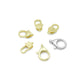 Gold Silver sunflower snowflake bloom Heart Flower Lobster Lock Clasp/Spring Clasp, Sku#LX949