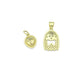 Aolloween Alien Head Ghost Charm Pendant, Sku#LX953