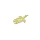 Gold Turtle Charm,Tortoise Charm Pendant, Sku#LX968