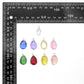 Aurora Drops Collection, Oval Drop Shape Pendant charm, Stone charm, Sku#LX969