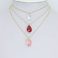 Aurora Drops Collection, Oval Drop Shape Pendant charm, Stone charm, Sku#LX969