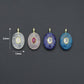 Natural Gemstone Charm Pendant-Quartz, Rose Quartz, Lapis, Blue Apatite, Sku#LY32