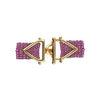 Cymbal™ Samaria 11/0 Toggle Clasp, 36.6 x 17.2 mm - Antique Brass Plated, 24K Gold Plated or Antique Silver Plated - 1 Clasp