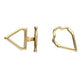 Cymbal™ Samaria 11/0 Toggle Clasp, 36.6 x 17.2 mm - Antique Brass Plated, 24K Gold Plated or Antique Silver Plated - 1 Clasp