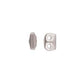 Cymbal™ Vitali Superduo Bead Substitutes™, 5.5 x 2.7 mm - Antique Brass Plated, 24K Gold Plated or Antique Silver Plated - 2 Beads