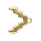 Cymbal™ Menites Superduo Bead Endings™, 15.7 x 9.4 mm - Antique Brass Plated, 24K Gold Plated or Antique Silver Plated- 1 Pair