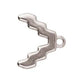 Cymbal™ Menites Superduo Bead Endings™, 15.7 x 9.4 mm - Antique Brass Plated, 24K Gold Plated or Antique Silver Plated- 1 Pair