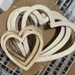 Unfinished Wood Heart Border Silhouette | Valentine's Day | Wedding | DIY Craft Cutout | Up to 46" DIY