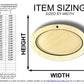 Unfinished Wood 2 Layer Oval Shadowbox Shape | DIY Craft Cutout | up to 46" DIY