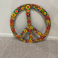 Unfinished Wood Peace Sign Symbol Shape - Craft - up to 46" DIY