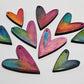Unfinished Wood Primitive Heart Shape | Valentine's Day | Craft Cutout | Up to 46"