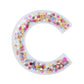 Confetti Letter Stickers - Adhesive Patches