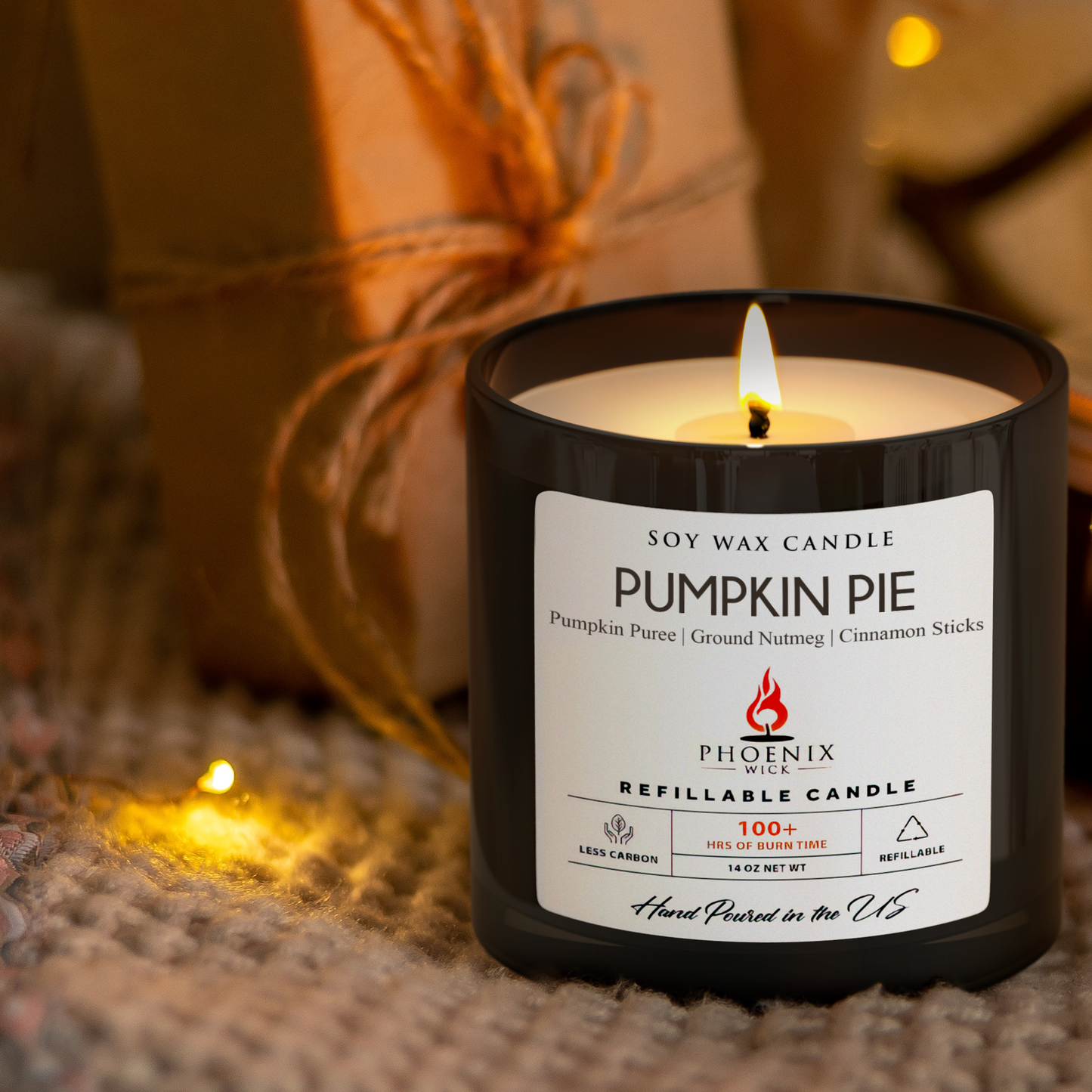 Pumpkin Pie - Candle-Making Kit + Jar