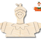 NEW Unfinished Wood Layered Holiday Geese Shelf Sitter | 8" Wide| 1/2" and 1/4" Wood | Wood Craft DIY