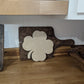 Unfinished Wood Cute Four Leaf Clover Shape - Craft - up to 46" DIY