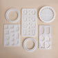 Silicone Bangle Bracelet Molds – 2 Pack for DIY Resin Jewelry Casting