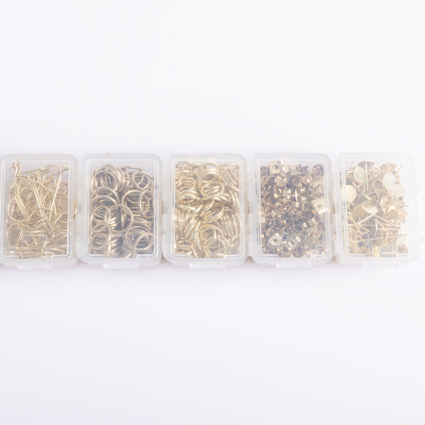 Gold Essential Earring Findings Kit, 575pcs