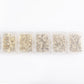 Gold Essential Jump Rings, 700pcs