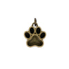 Ox Brass Paw Deep Closed Bezel Charm