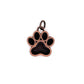 Copper Paw Deep Closed Bezel Charm