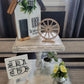 Unfinished Wood Wagon Wheel Shape | Rustic Farmhouse | DIY Craft Cutout | Up to 24"