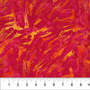 Red Brushstroke Celebration Cotton 44/45 Fabric Per Yard