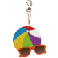 Diamond Art Beach Ball Keychain