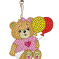 Diamond Art Balloon Bear Keychain