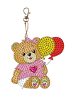 Diamond Art Balloon Bear Keychain