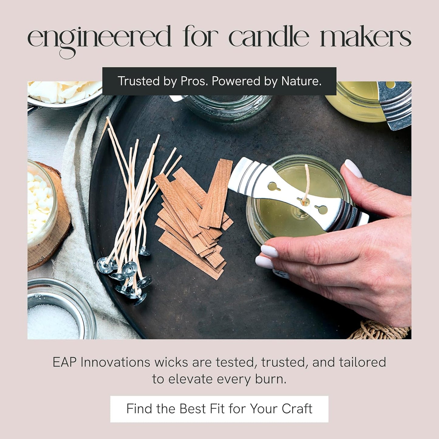 Rigid Curl Wicks