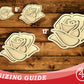 Unfinished Wood 2 Layer Rose Shadowbox Shape | DIY Craft Cutout | up to 46" DIY