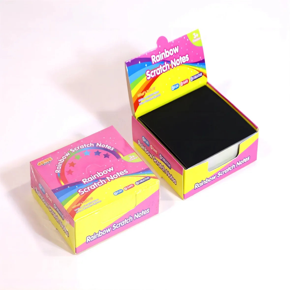 Rainbow Reveal Craft Kit for Kids | Wooden Stylus Scratch Art Set