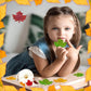 500Pcs Fall Thanksgiving Leaf Stickers | Holographic Maple Leaf Decals Roll