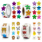 500/1000pcs Colorful Holographic Star Stickers – DIY Scrapbook & Kids