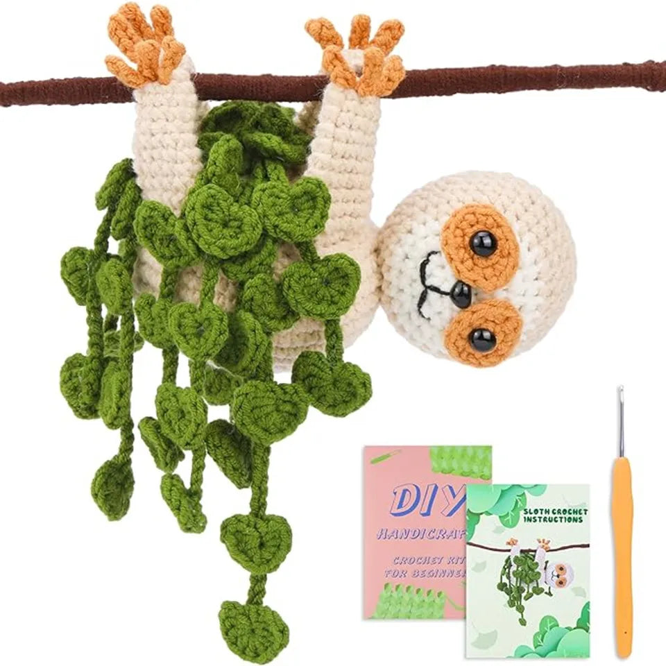 Crochet Material Kit – Beginner DIY with Video Tutorial & Supplies