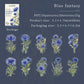 20pcs Floral Scent Vintage Flower Stickers | Creative DIY Journal Garden Label Pack
