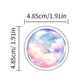 50 Cute Pink Axolotl Stickers | Waterproof Vinyl Animal Decals for Laptop, Water Bottle, and Phone