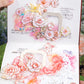 45pcs Floral Foil Stamping Stickers | DIY Scrapbook Decor