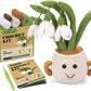 Sunflower & Tulip Crochet Starter Kit – Beginner DIY Craft Set