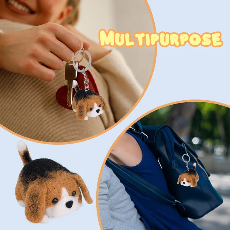 Animals DIY Needle Felting Set – Beginner Handcraft Kit with Tools