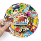 Thai Scenery Graffiti Stickers 50 Pack | Travel-Themed Decals for Laptops and Phones