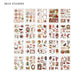 Retro Nature Decorative Stickers for Scrapbook