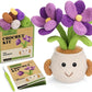 Sunflower & Tulip Crochet Starter Kit – Beginner DIY Craft Set