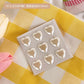 3D Crystal Heart Stickers | Sparkly Craft Decor for Scrapbooks and Journals