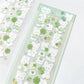 1pc Korean Cute Sticker Kawaii Bling Bunny Rainbow Four-leaf Pudding Sticker Waterproof Hot Silver Sticker for Student DIY Photo