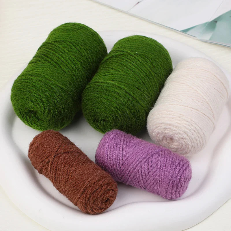 Crochet Hanging Plant Kit – DIY Hand-Knitting with Tools & Yarn