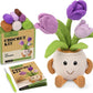 Sunflower & Tulip Crochet Starter Kit – Beginner DIY Craft Set