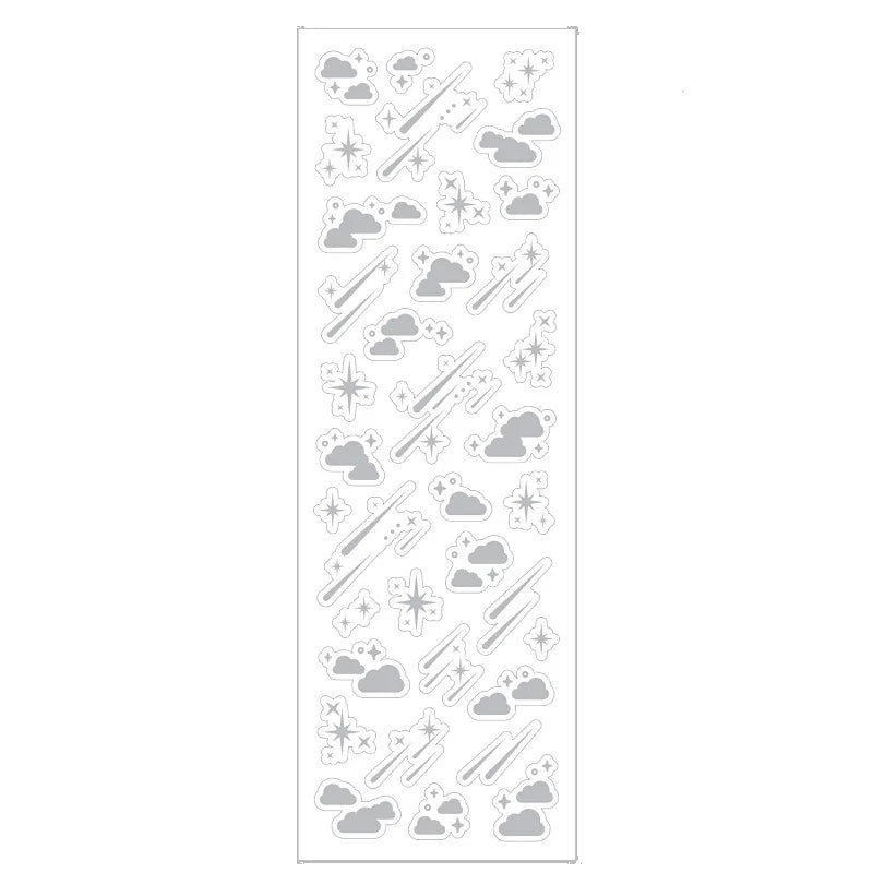 Cute Decorative Paper Stickers for Photocards and Scrapbooking | Kawaii Toploader Sticker Pack